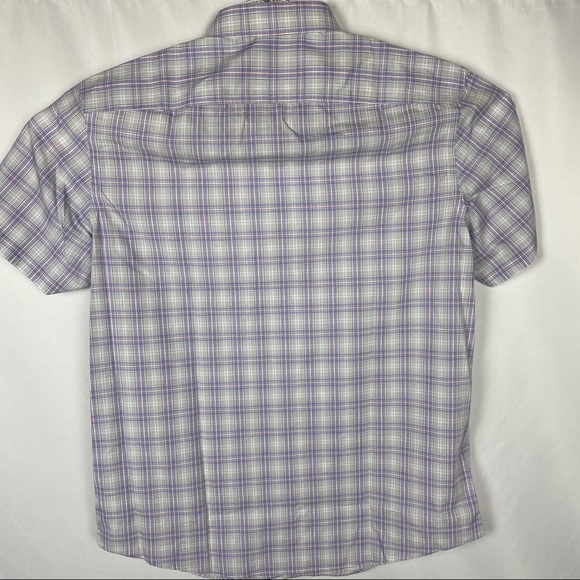 UNTUCKit Bruno Slim Fit Plaid Short Sleeve Shirt - Picture 3 of 5